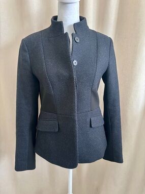 G2000 Navy & Black Tweed Blazer | Size 36 (6)